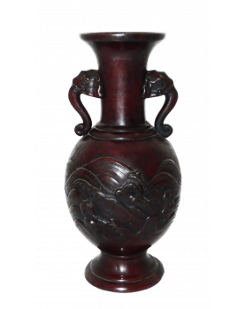 XIXth Asian Bronze vase